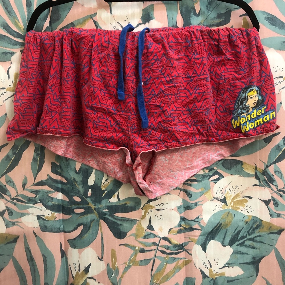 Wonder Woman PJ shorts